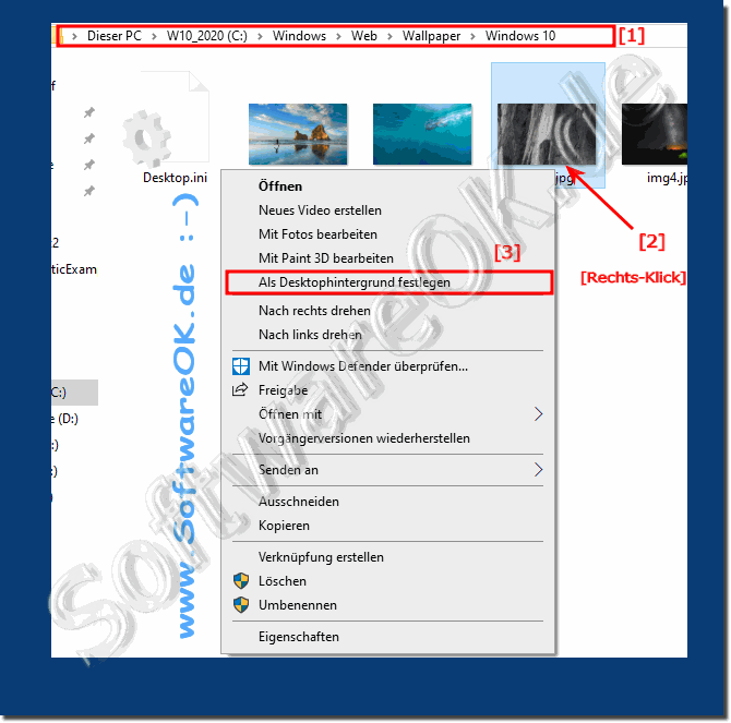 Desktop Hintergrund bei nicht Aktiviertem Windows 10 ndern? 