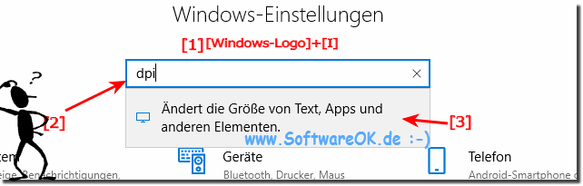 Schriftgre Windows 10 ndern!