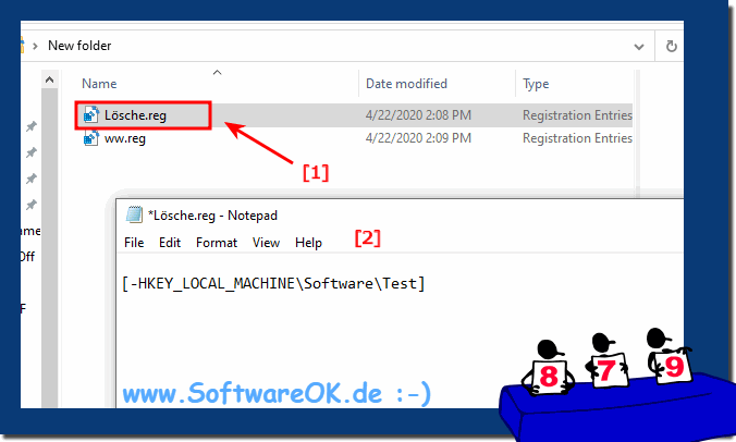 Registry-Werte und komplette Ordner Lschen unter Windows 10 und Server! 