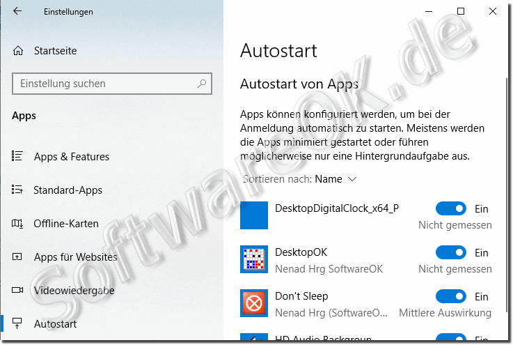 program in autostart windows 10