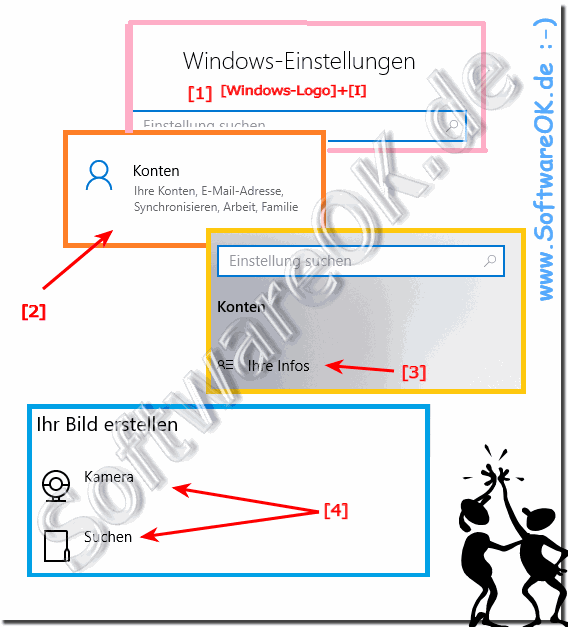 Windows-10: Eigenes Konto-Bild frs Login ndern!