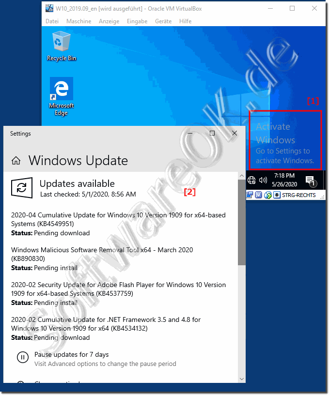 Erhlt Windows 10 Windows-Updates, wenn es nicht aktiviert ist?