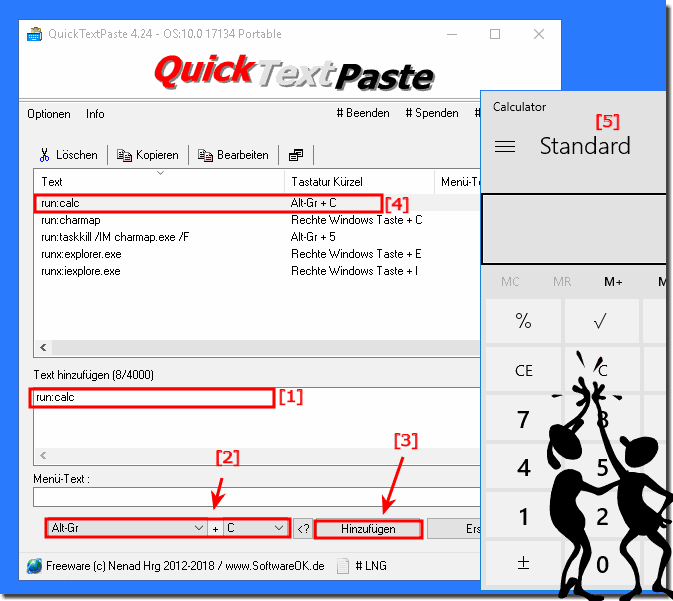 Erstellen Sie Taschenrechner Tastaturkrzel fr Windows!