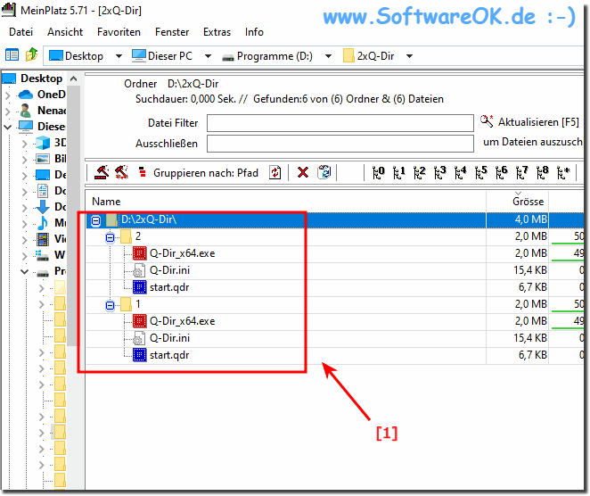 Quad-Explorer mit separaten Einstellungen fr diverse Windows Aufgaben!