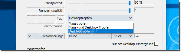 Maus oder Desktop Regentropfen am Windows Desktop!