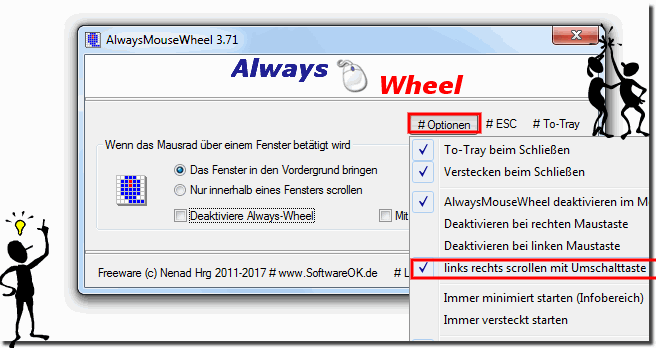 AlwaysMouseWheel 6.21 download the new for windows