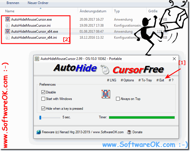 AutoHideMouseCursor 5.51 download the new