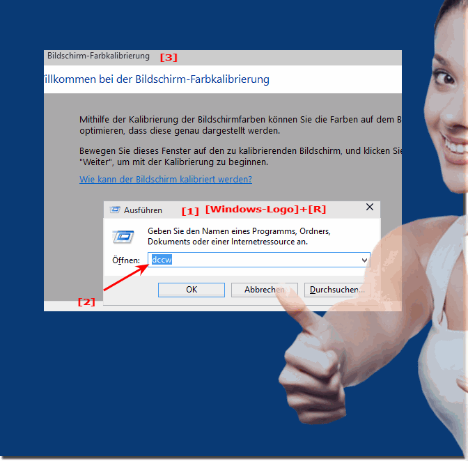 Kalibrieren der Farbe verwenden auf Windows 12, 11, 10, usw.!