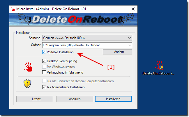 Delete On Reboot Portable!