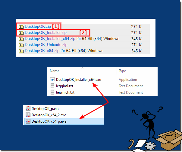Die Richtige Version von DesktopOK fr Windows!