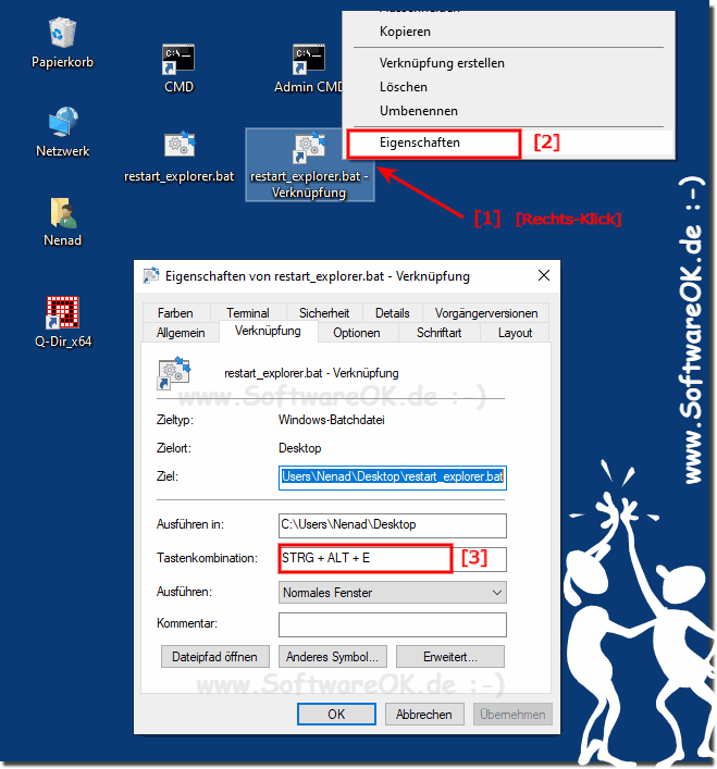Wie kann ich den Windows Explorer neu startenWindows 10!
