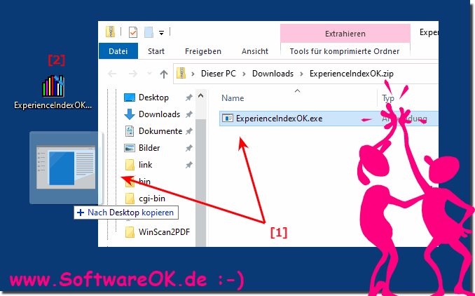 Windows Leistungsindex wieder Korrekt auslesen ber den Desktop!