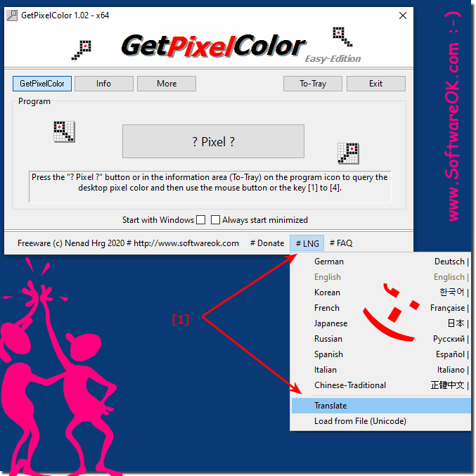 bersetzen Holen Sie sich Pixel Color fr Windows OS Desktop und Server! 
