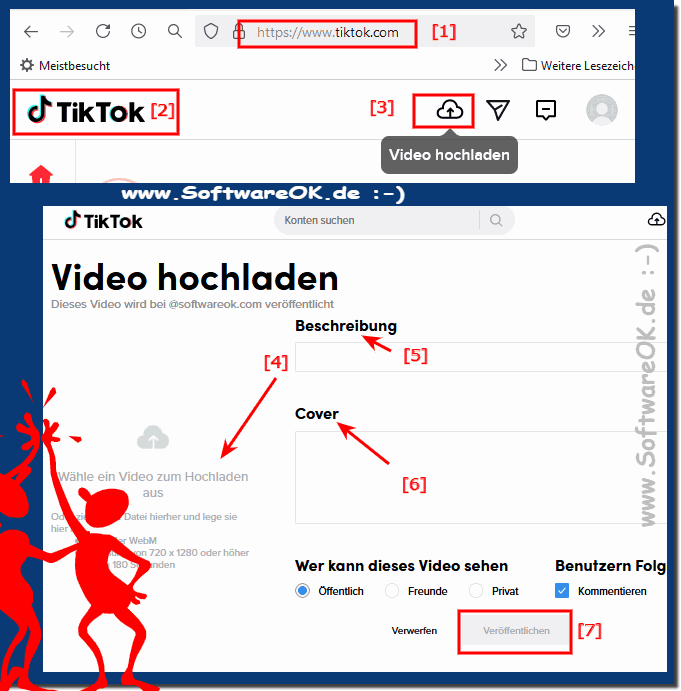 TikTok Videos nochmal Hochladen und Verfentlichen!