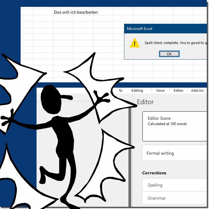 Schneller zur Rechtschreib- und Grammatikprfung in Microsoft Office?