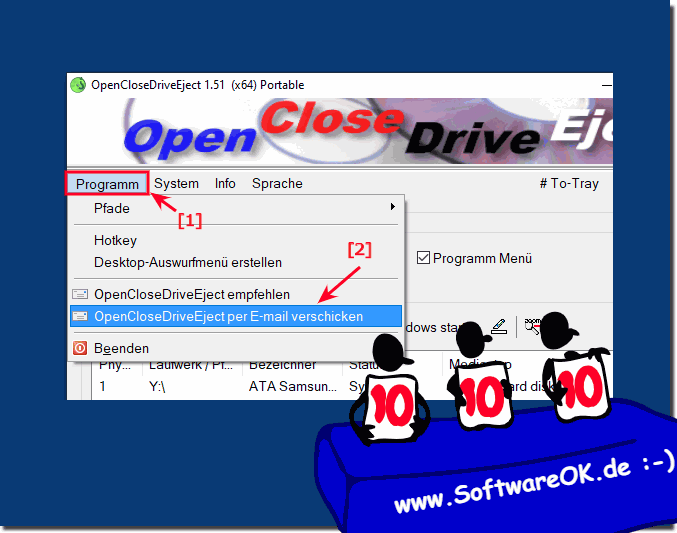 Das Drive Ejection Tool fr Windows kostenlos an alle Benutzer freigeben!