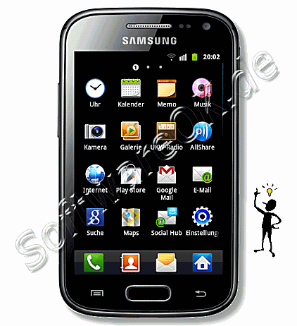 am Samsung Galaxy die Anwendungen (Apps) ffnen!