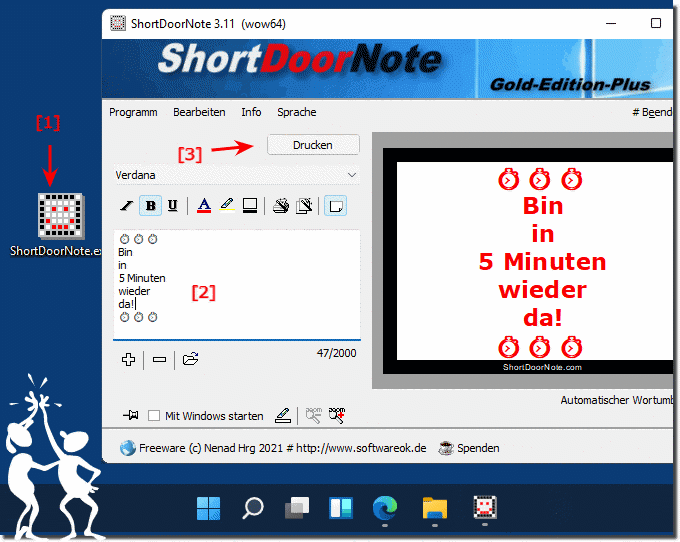 ShortDoorNote 3.81 instal