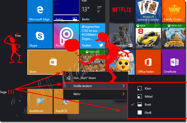 APPs im Windows 10 Startmen anpassen!