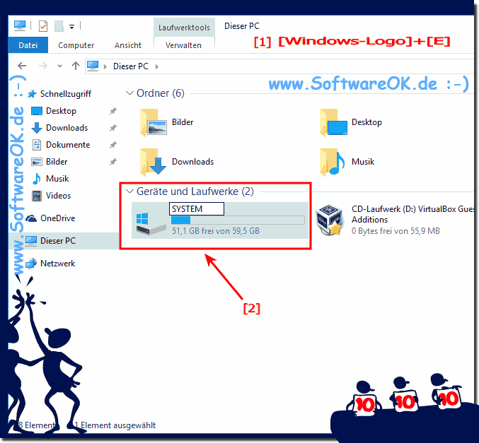 Laufwerk-Name in Windows 10 ndern!