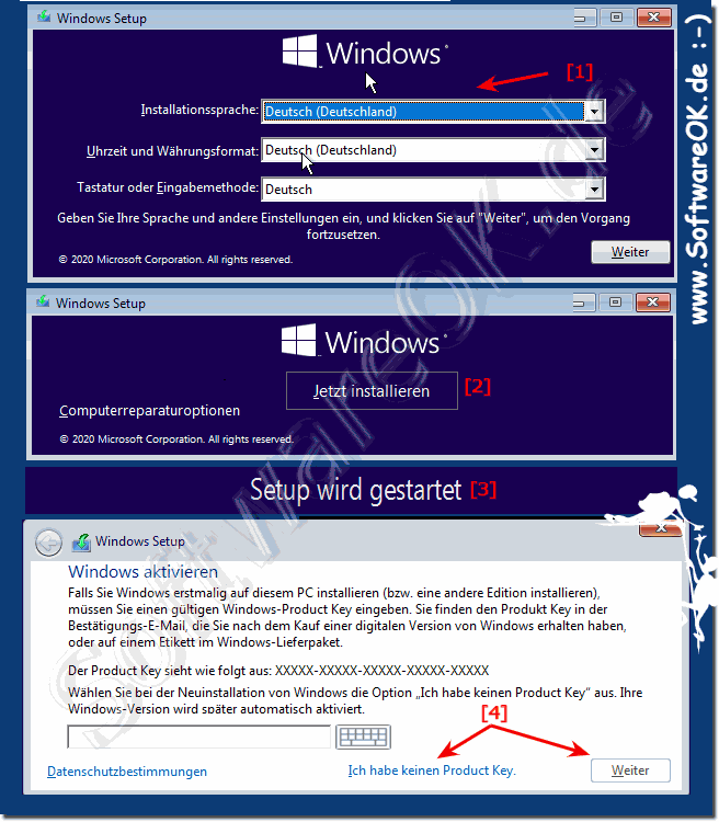 Windows 10 ohne Produktschlssel installieren ab 2020!