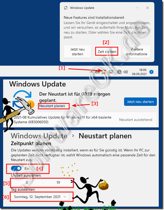 Ein Neustart fr das Windows Update unter Windows 11 Planen!
