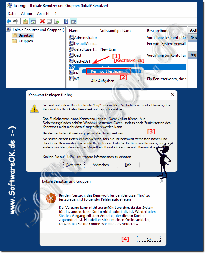 Windows 11 das Kennwort ndern bei MS Konto / Account!