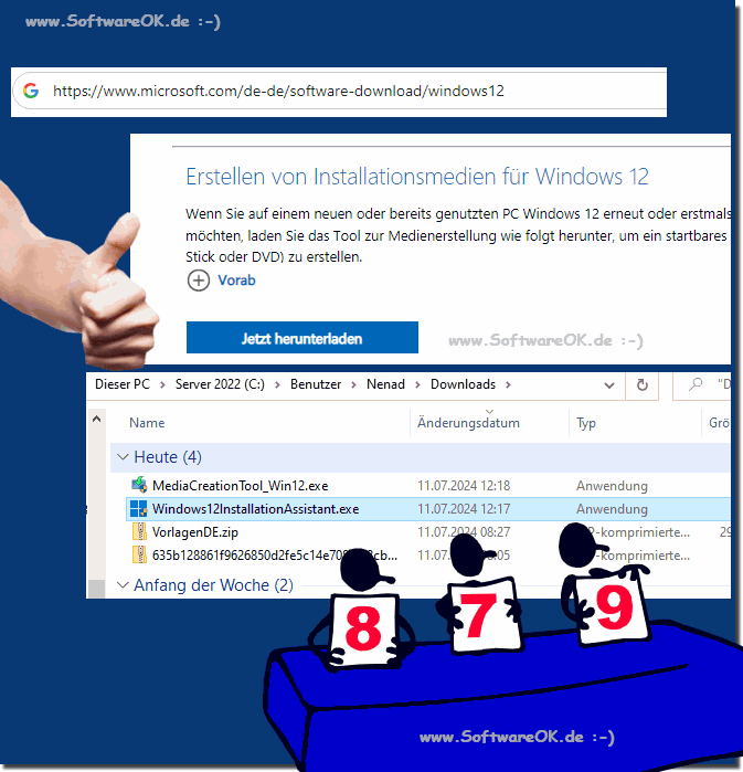 Windows-12 und das Media Creation Tool!