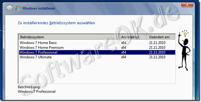 Zugemlltes Windows-7 erneut installieren!
