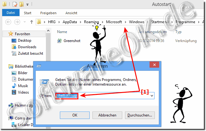 Autostart-Verzeichnis aktueller Benutzer in Windows!