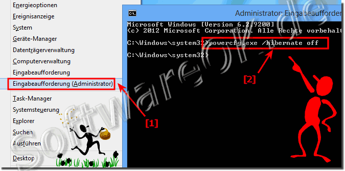 Die Hiberfil.sys  in Windows 8.1 u. 8 lschen / deaktivieren!