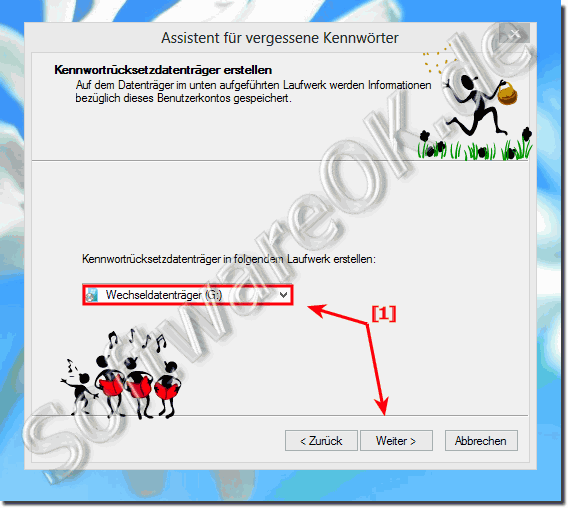 Kennwortrcksetzdatentrger in Windows 8.1 un Win 8 erstellen!