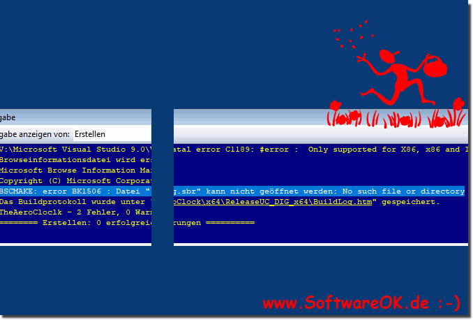 BSCMAKE: error BK1506 : Datei ... kann nicht geffnet werden: No such file or directory!