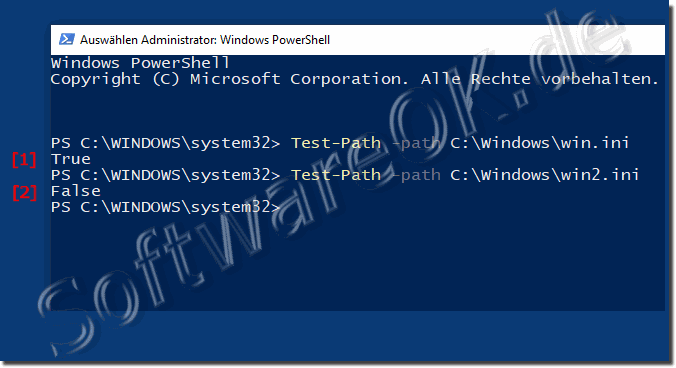 Prfen ob Datei vorhanden mit Powershell unter Windows 10,8.1, ...!