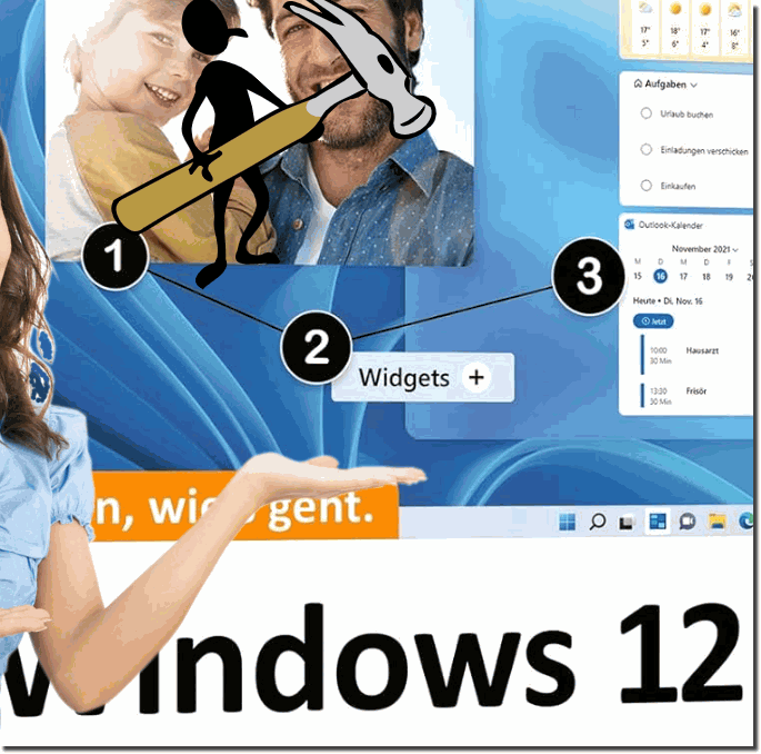 Widgets unter Windows 12 und 11!