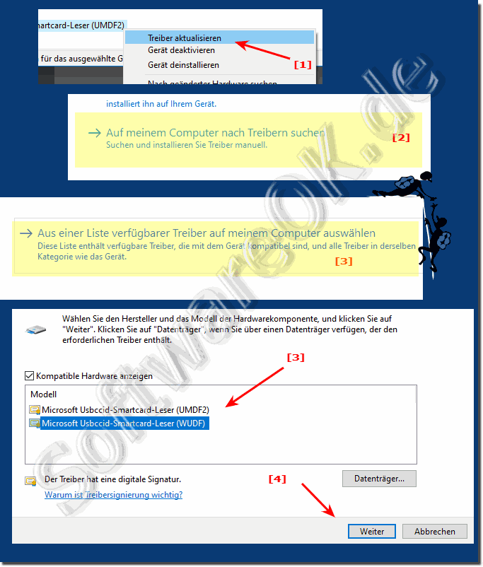 Microsoft Usbccid-Smartcard-Leser WUDF treiber am Server Verwenden!