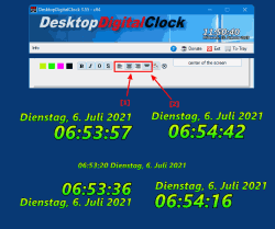 DesktopDigitalClock 4 Windows 11 und die individuelle UHR  
