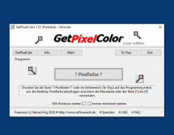 Ein Pixel Abfrage Tool Windows für Desktops