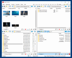 Q-Dir vielseitiges Datei-Management-Programm Vista 