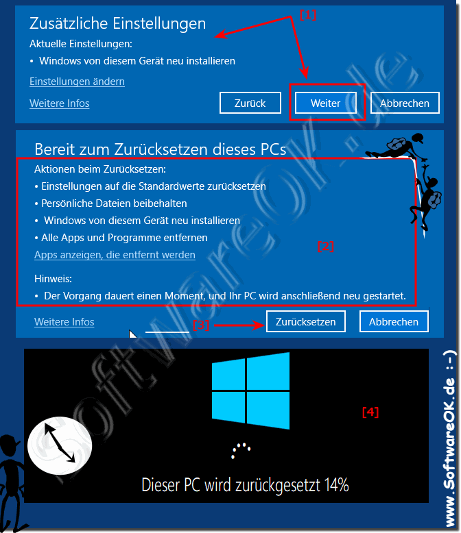 Windows 10 Reset Optionen und Zurck auf Werkseinstellung!