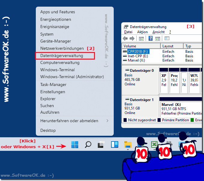Die Datentrgerverwaltung in Windows 11!