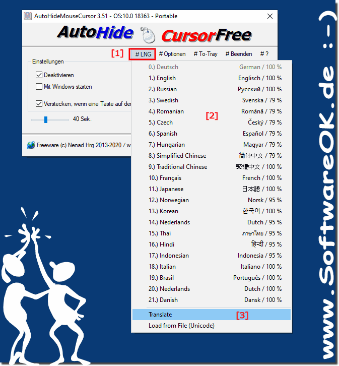 AutoHideMouseCursor 5.51 instal
