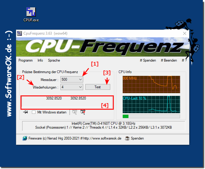 CpuFrequenz 4.21 free download