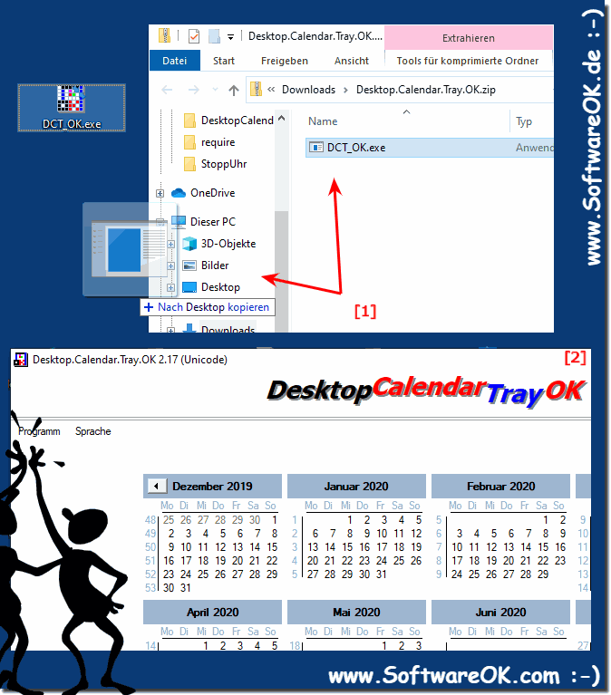 Desktop-Kalender in Office fr kommerzielle verwenden!