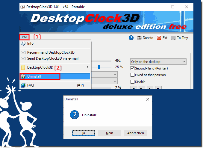 download DesktopClock3D 1.92 free