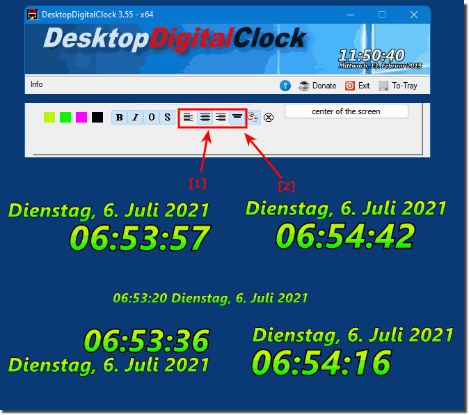free for mac download DesktopDigitalClock 5.01