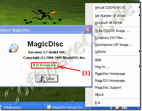 MagicDisc fr Virtuelle CD DVD Laufwerke unter Windows!