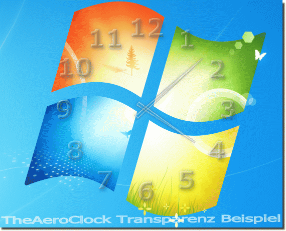 Alpha-Transparenz unter Windows mit TheAeroClock!