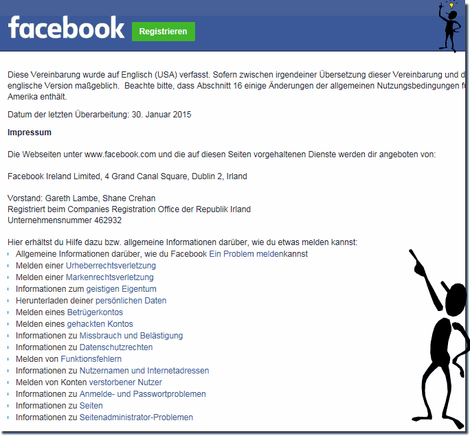 Wie kann ich mich bei www.facebook.de registrieren bzw.anmelden?