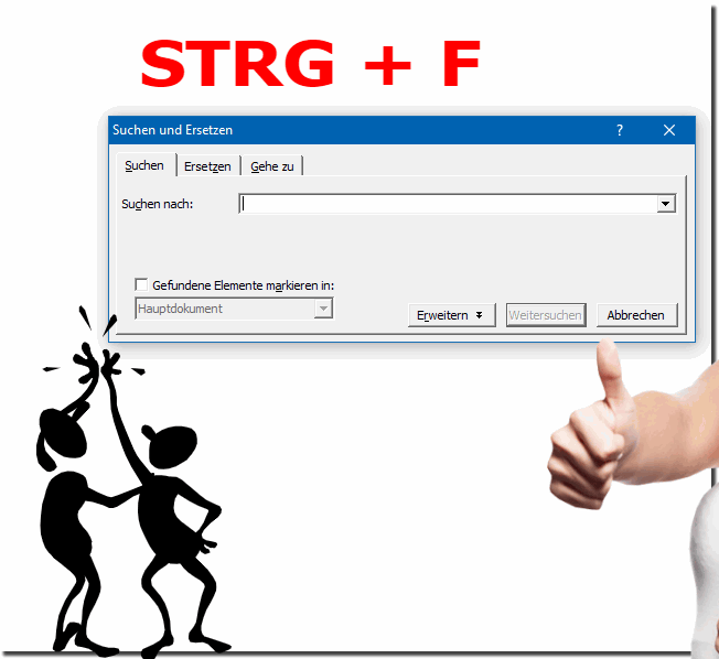 Text in Microsoft Word suchen und ersetzen!